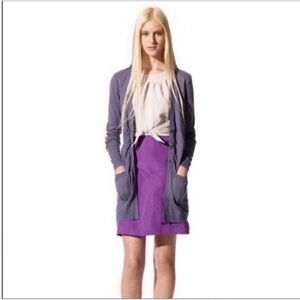 Richard Chai tor Target dress purple cream crinkle knot front sleeveless sheat